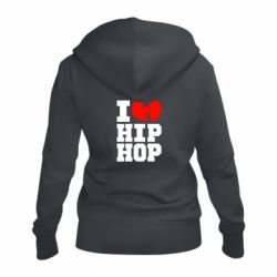 Жіноче худі на блискавці I love Hip-hop Wu-Tang