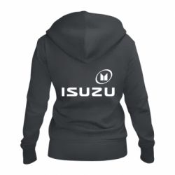 Женское худи на молнии ISUZU - PrintSalon
