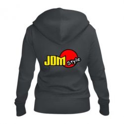 Женское худи на молнии JDM Style - PrintSalon