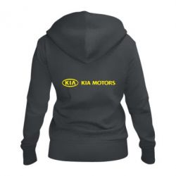 Женское худи на молнии Kia Motors Logo - PrintSalon