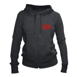 Женское худи на молнии KIA Small - PrintSalon