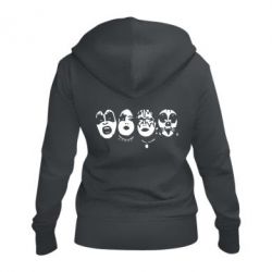 Женское худи на молнии KiSS - PrintSalon