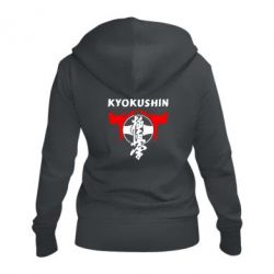 Женское худи на молнии Kyokushin - PrintSalon