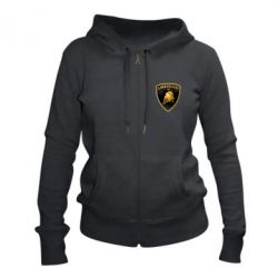 Жіноче худі на блискавці Lamborghini Logo - PrintSalon