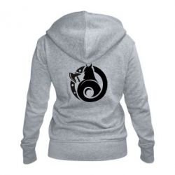 Женское худи на молнии Логотип Викинги - PrintSalon