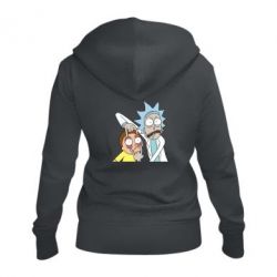 Женское худи на молнии Look Morty