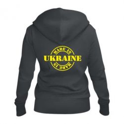 Жіноче худі на блискавці Made in Ukraine