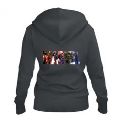 Женское худи на молнии Marvel Avengers - PrintSalon