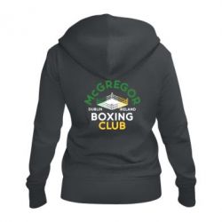 Жіноче худі на блискавці McGregor Boxing Club-PrintSalon Жіноче худі на блискавці McGregor Boxing Club