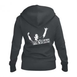 Женское худи на молнии Messi - PrintSalon
