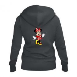 Женское худи на молнии Минни Красавица - PrintSalon
