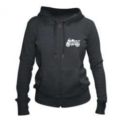 Женское худи на молнии MOTO SPORT