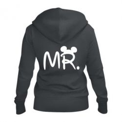 Женское худи на молнии Mr. - PrintSalon