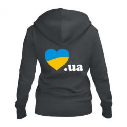 Женское худи на молнии Народився в Україні - PrintSalon