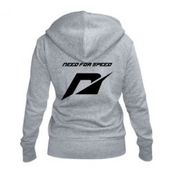 Женское худи на молнии Need For Speed Logo - PrintSalon