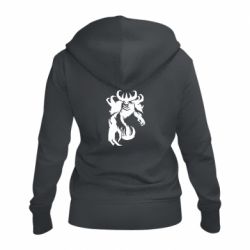 Женское худи на молнии Nevermore - PrintSalon