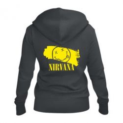 Жіноче худі на блискавці Nirvana Smile - PrintSalon