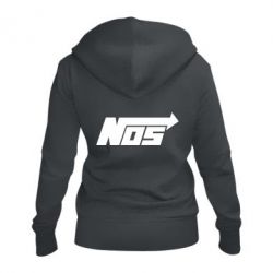 Женское худи на молнии Nos - PrintSalon