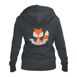 Жіноче худі на блискавці Of for fox sake - PrintSalon
