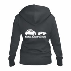Женское худи на молнии One last ride - PrintSalon