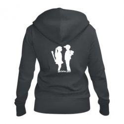 Женское худи на молнии Пара Bancsy