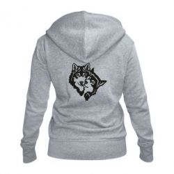 Женское худи на молнии Пара *для светлой основы - PrintSalon