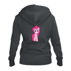 Женское худи на молнии Pinkie Pie smile - PrintSalon