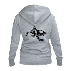 Женское худи на молнии Piranha - PrintSalon