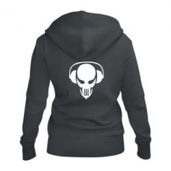 Женское худи на молнии Пиратская станция - PrintSalon