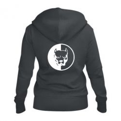 Женское худи на молнии Pitbull - PrintSalon