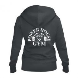 Жіноче худі на блискавці Power House Gym - PrintSalon