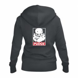 Женское худи на молнии Pudge Obey