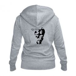 Женское худи на молнии Queen music - PrintSalon