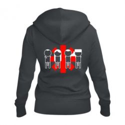 Женское худи на молнии Red Hot Chili Peppers Group - PrintSalon