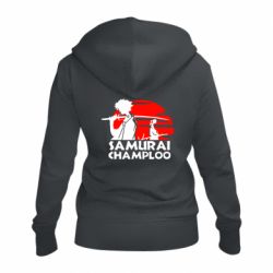 Женское худи на молнии Samurai Champloo - PrintSalon