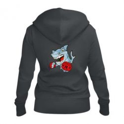Жіноче худі на блискавці Shark MMA - PrintSalon