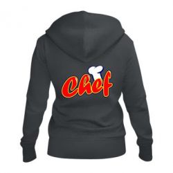 Женское худи на молнии Шеф-повар - PrintSalon