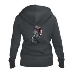 Женское худи на молнии Stranger things art