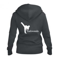 Жіноче худі на блискавці Taekwondo - PrintSalon