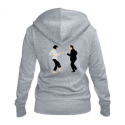 Женское худи на молнии Танец Криминальное Чтиво - PrintSalon