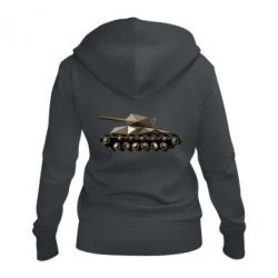 Жіноче худі на блискавці Танк - PrintSalon