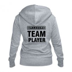 Женское худи на молнии Team Player - PrintSalon