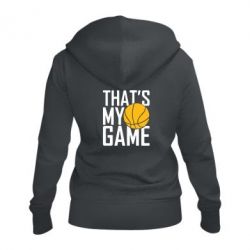 Жіноче худі на блискавці that's My Game - PrintSalon
