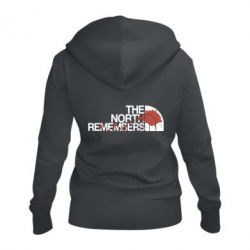 Женское худи на молнии The north remember - PrintSalon