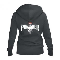 Женское худи на молнии The Punisher - PrintSalon
