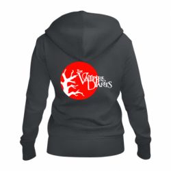 Женское худи на молнии The Vampire Diaries - PrintSalon