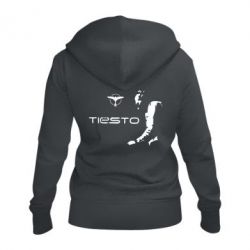 Женское худи на молнии Tiesto - PrintSalon