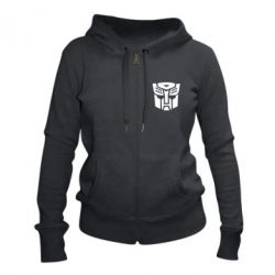 Женское худи на молнии Трансформеры Автоботы - PrintSalon