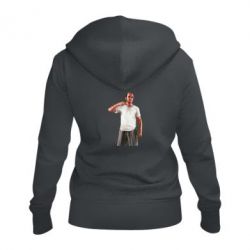 Жіноче худі на блискавці Trevor - PrintSalon