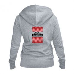 Женское худи на молнии Твин Пикс 3 - PrintSalon